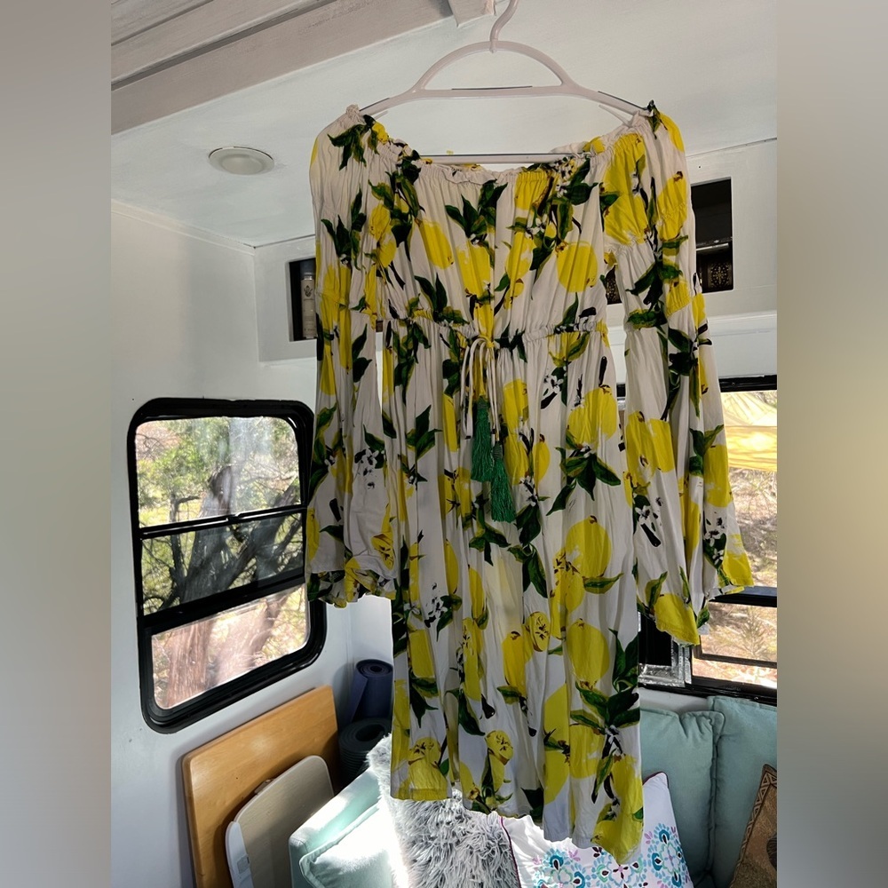 Lemon Dress/Swim Suit Cover by Solitaire (size: small) - Picture 2 of 6